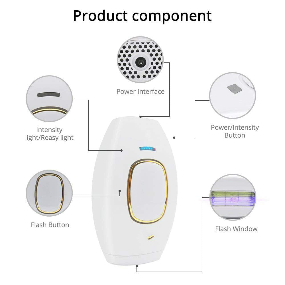 Épilateur laser compact et rechargeable pour une épilation longue durée à domicile