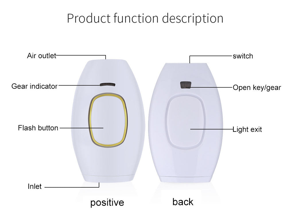 Épilateur laser compact et rechargeable pour une épilation longue durée à domicile