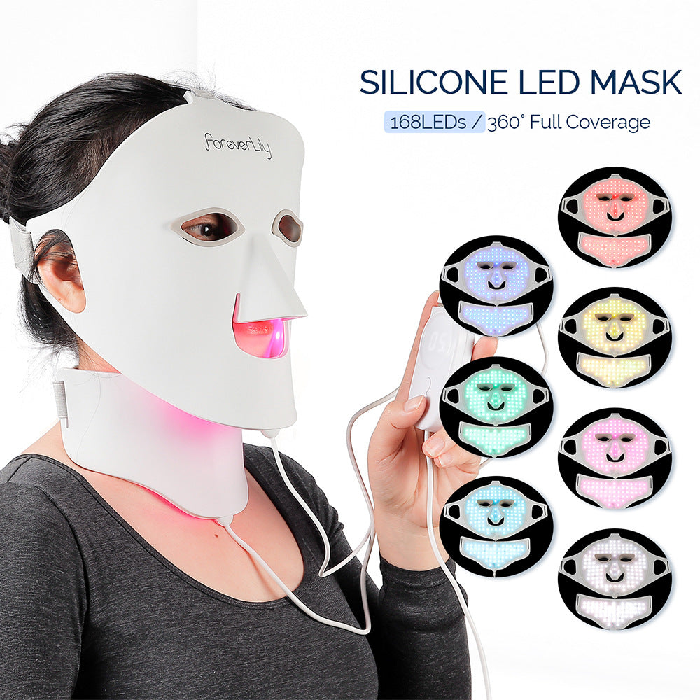 Masque LED luminothérapie rechargeable et ergonomique pour un éclat revitalisé à domicile